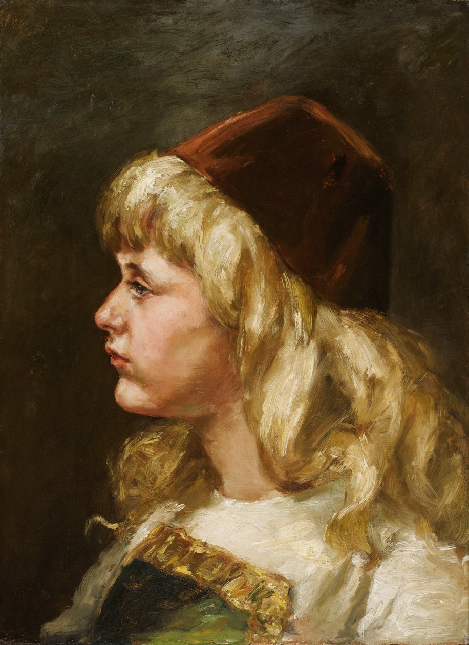 Natalie mit sieben Jahren, 1883 von Alice Pike Barney