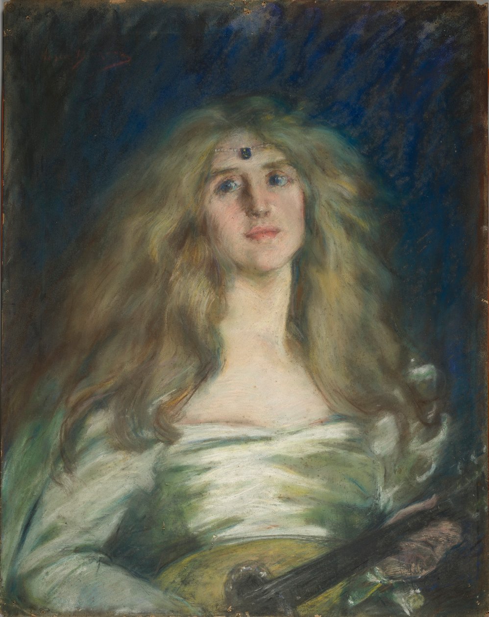 Natalie mit Mandoline von Alice Pike Barney