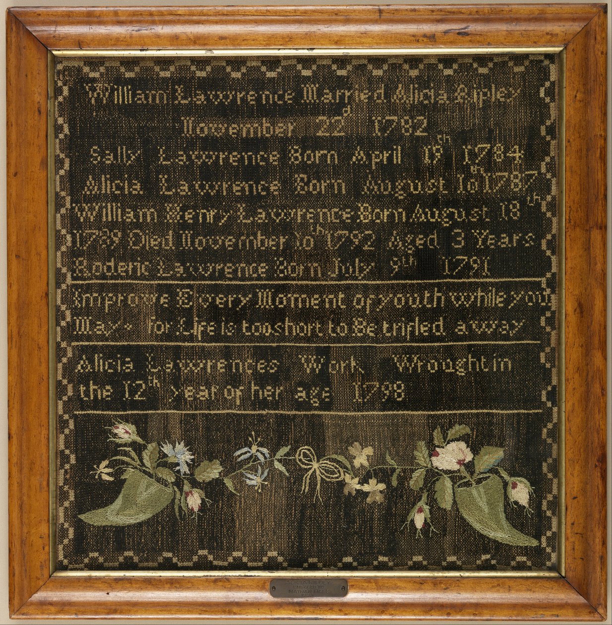Familienregister Muster von Alicia Lawrence