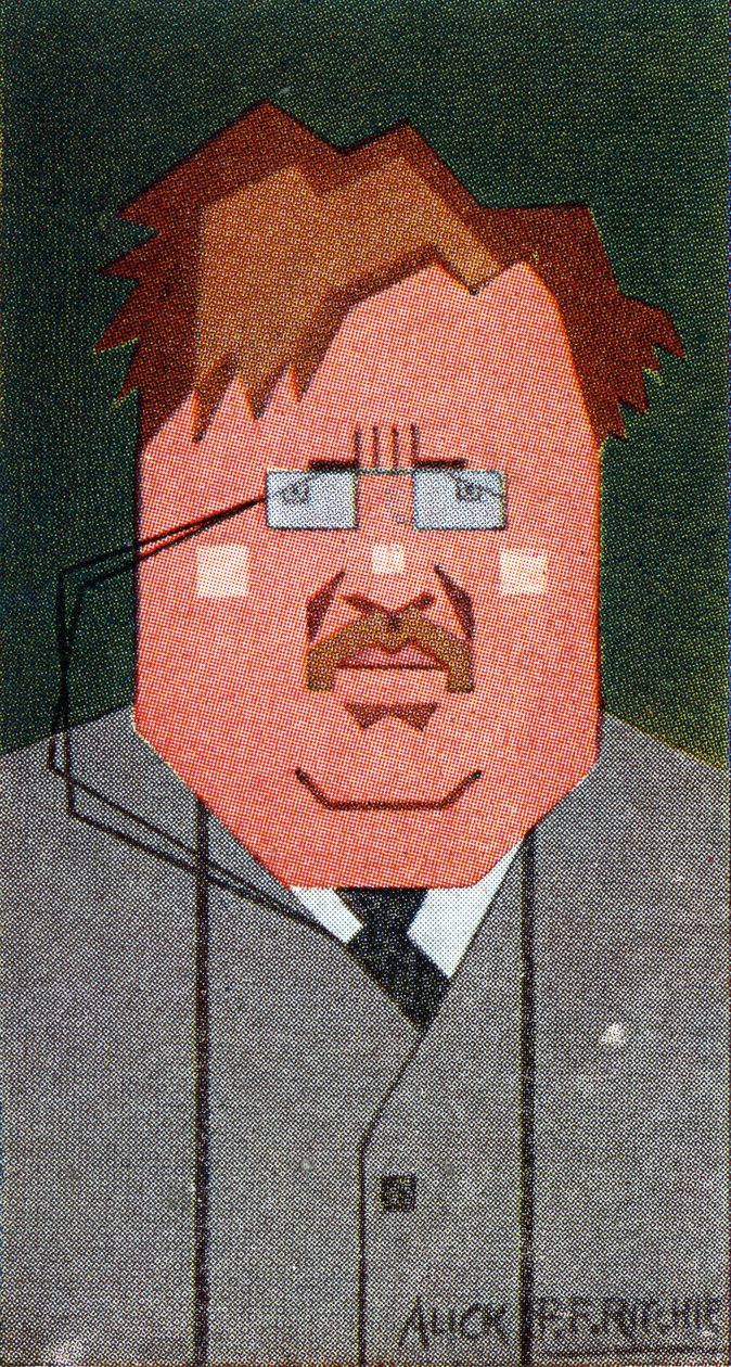 G. K. Chesterton, 1926 von Alick P. F. Ritchie