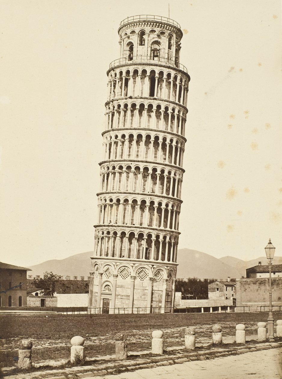 Campanile, Pisa, ca. 1850 von Fratelli Alinari