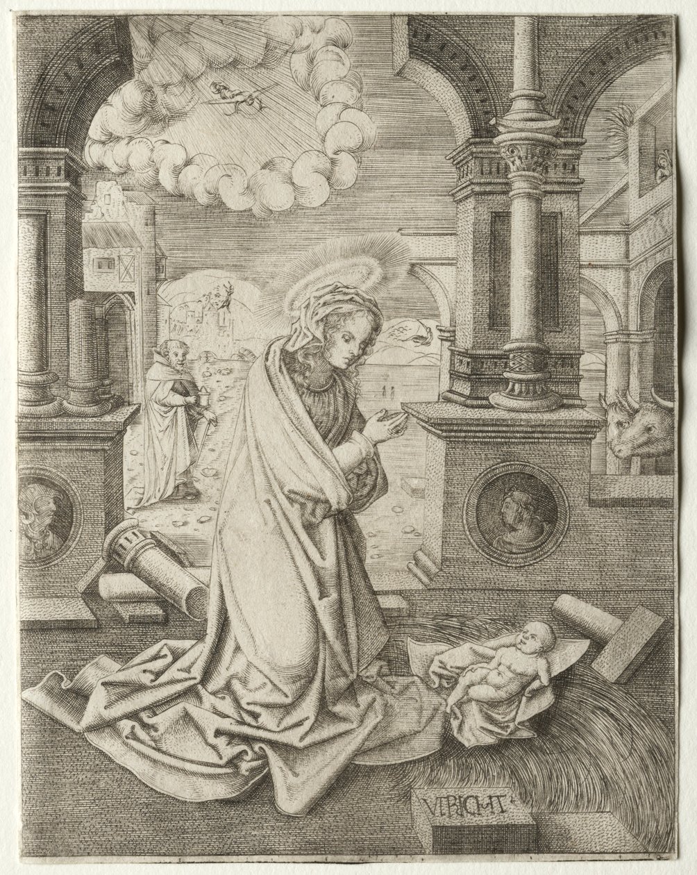 Die Geburt Christi, 1520er Jahre von Allaert Claesz