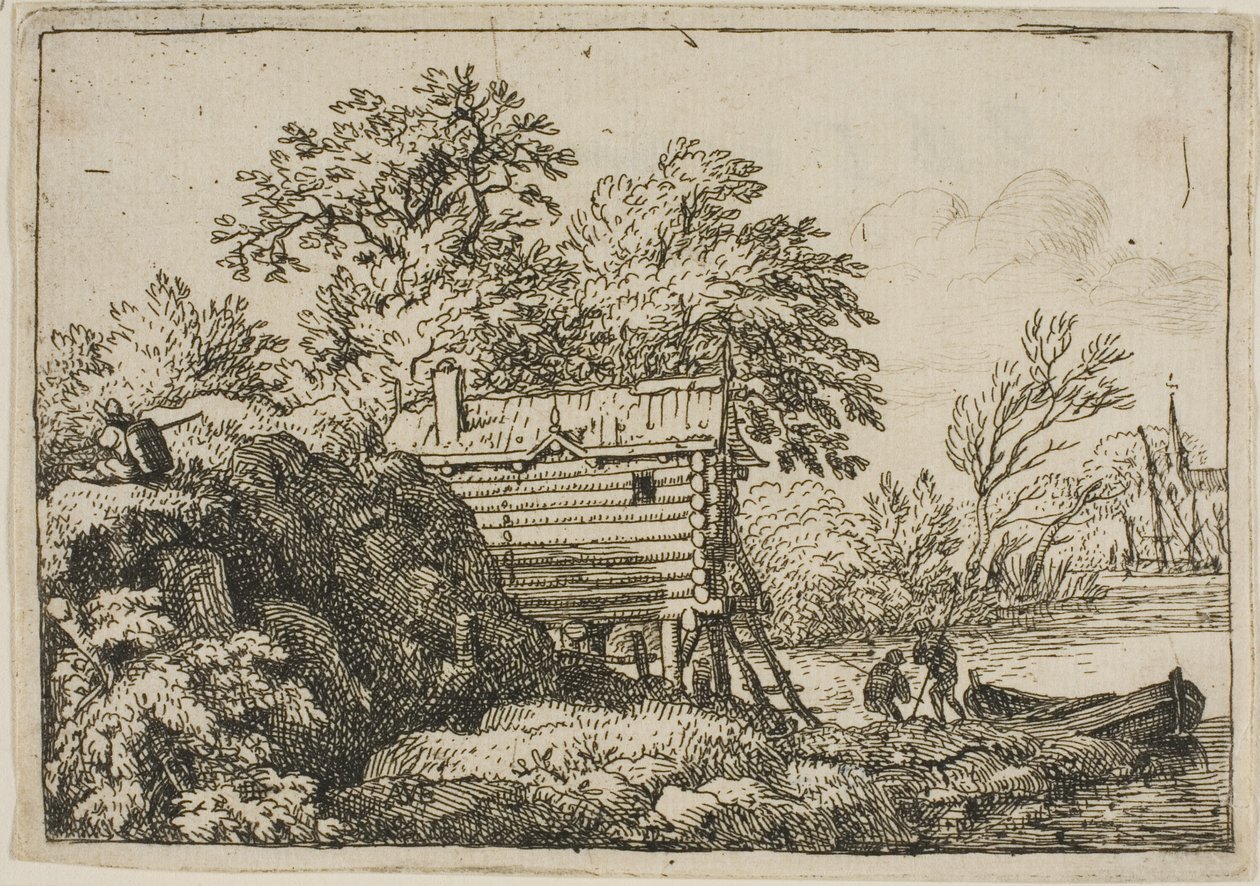 Das Fischerboot von Allaert van Everdingen
