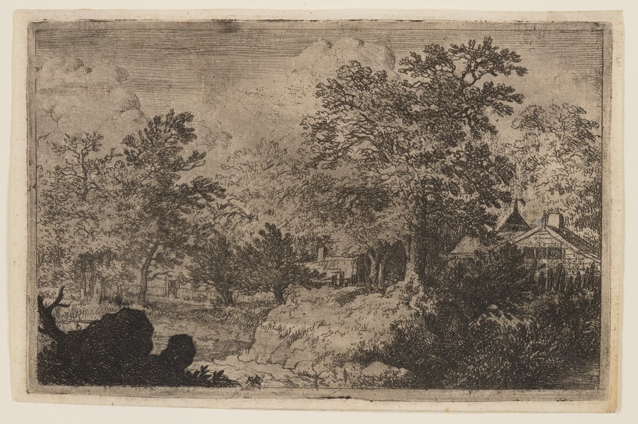 Die Eiche auf dem Hügel von Allaert van Everdingen