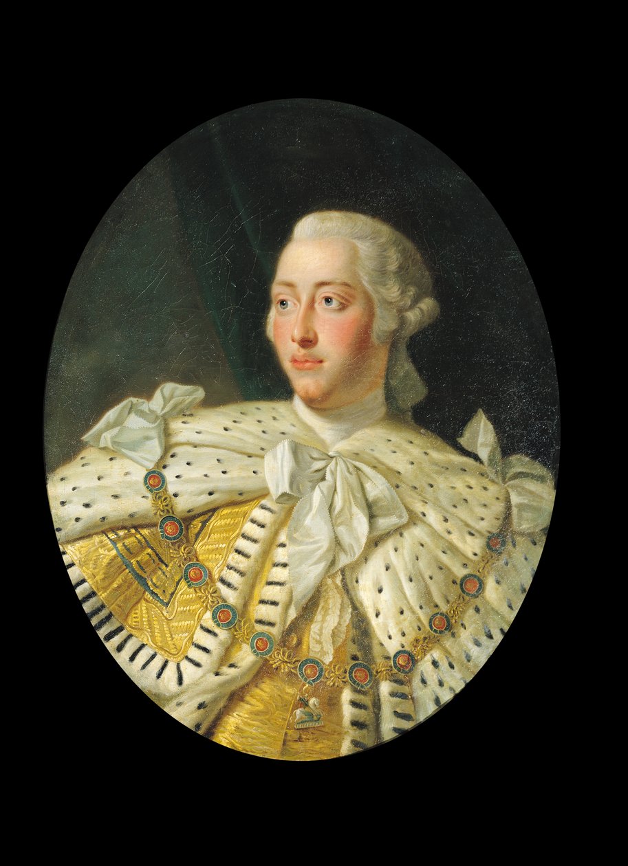 Porträt von König George III, nach 1760 von Allan Ramsay