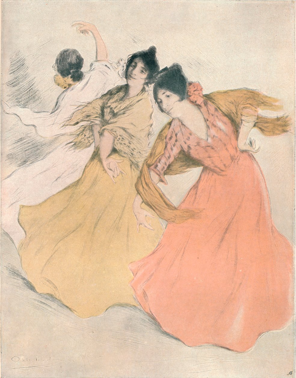 Spanische Tänzer, ca. 1875-1903, 1903 von Allan Osterlind