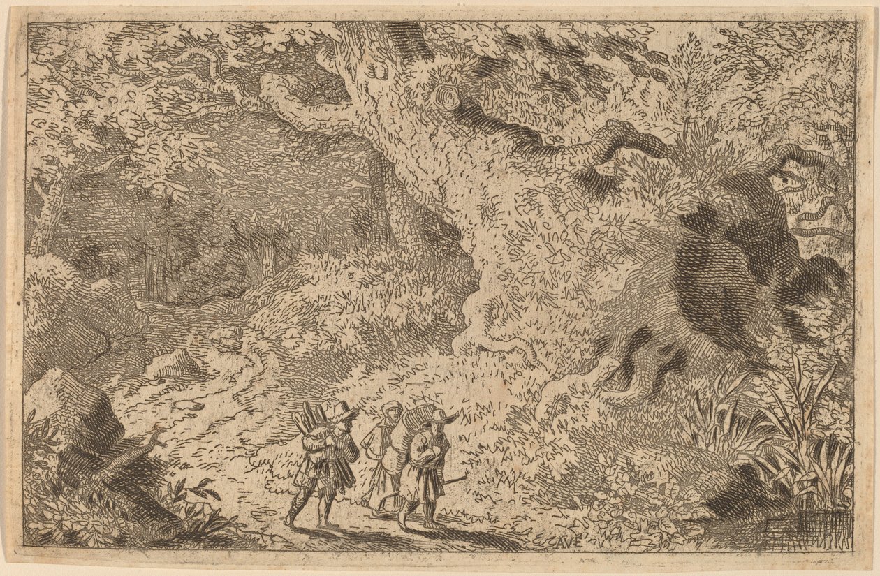 Ein dichter Wald von Allart van Everdingen