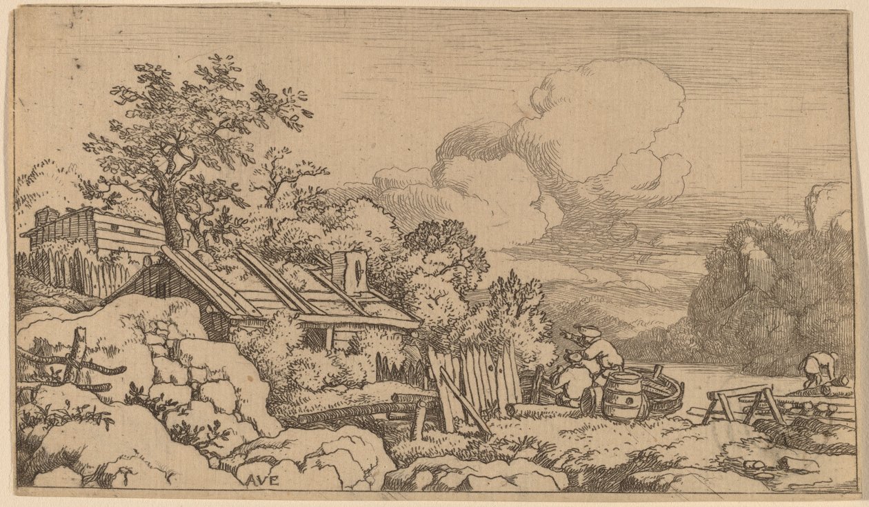 Zimmermannshütte von Allart van Everdingen