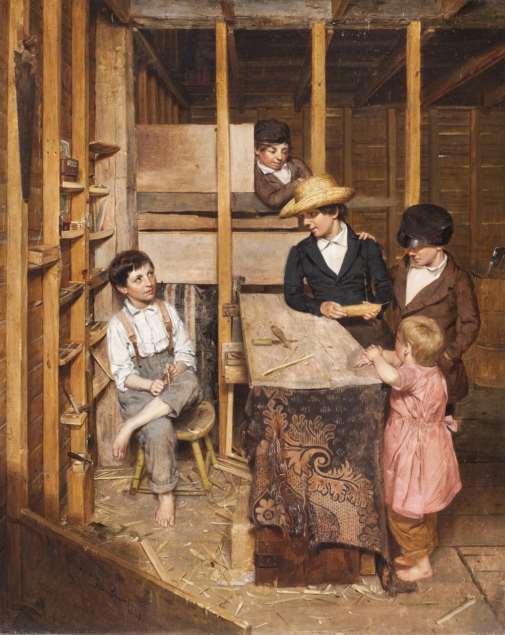 Der junge Mechaniker, 1848 von Allen Smith