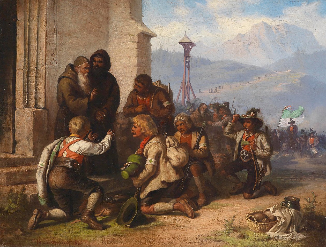 Tiroler Wallfahrer von Alois Schonn