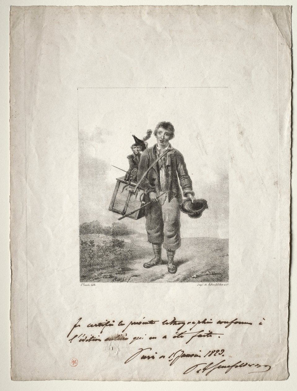 Drehorgeljunge von Alois Senefelder