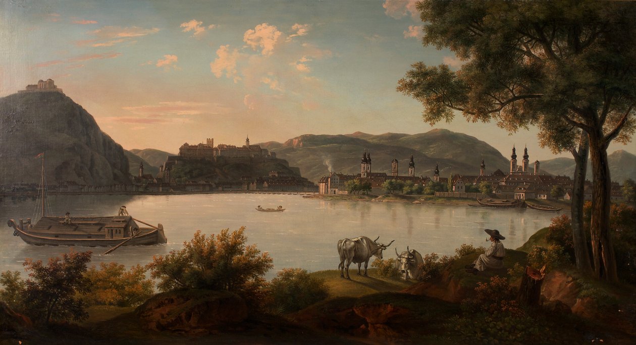 Ofen mit Blocksberg von Alois von Saar
