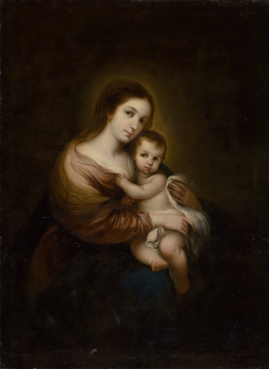 Madonna mit Kind von Alonso Miguel de Tovar