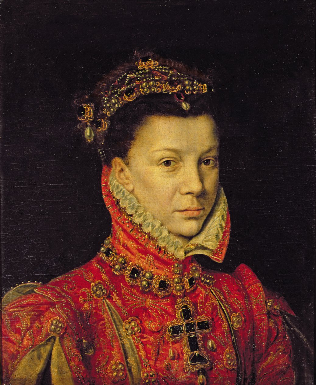 Elisabeth von Valois (1545-68) 1570 von Alonso Sánchez Coello