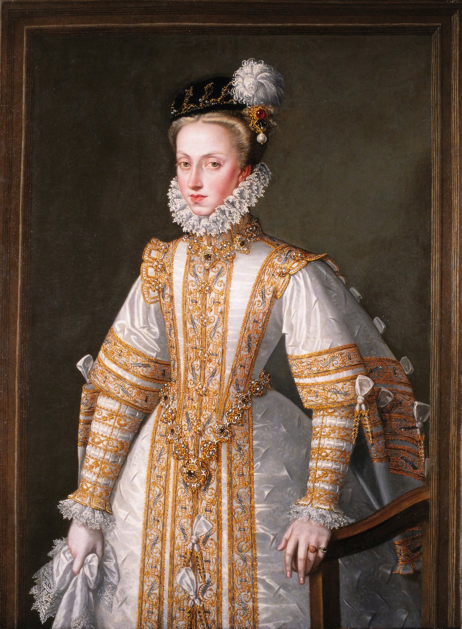 Anna von Österreich, Königin von Spanien von Alonso Sánchez Coello