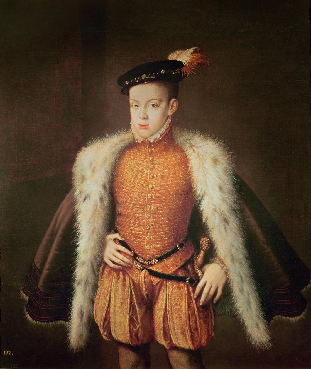 Don Carlos, Prinz von Asturien und Portugal, ca. 1558 von Alonso Sánchez Coello