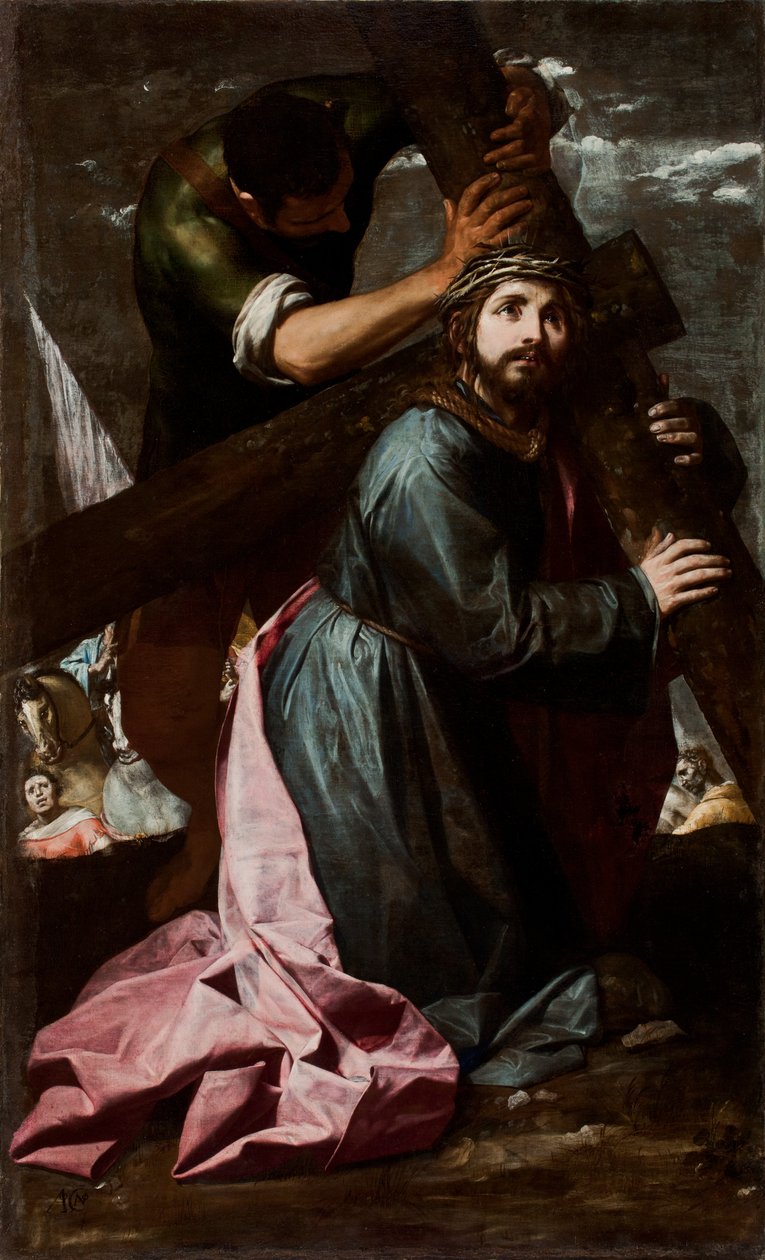 Christus trägt das Kreuz (Via Dolorosa) von Alonso Cano