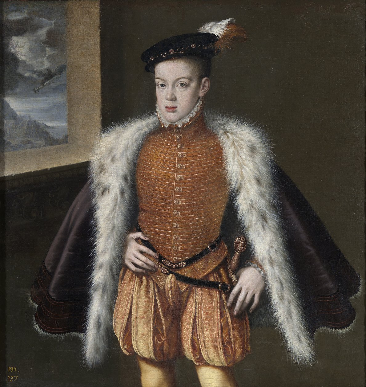 Don Carlos, Prinz von Asturien, 1555-1559 von Alonso Sánchez Coello