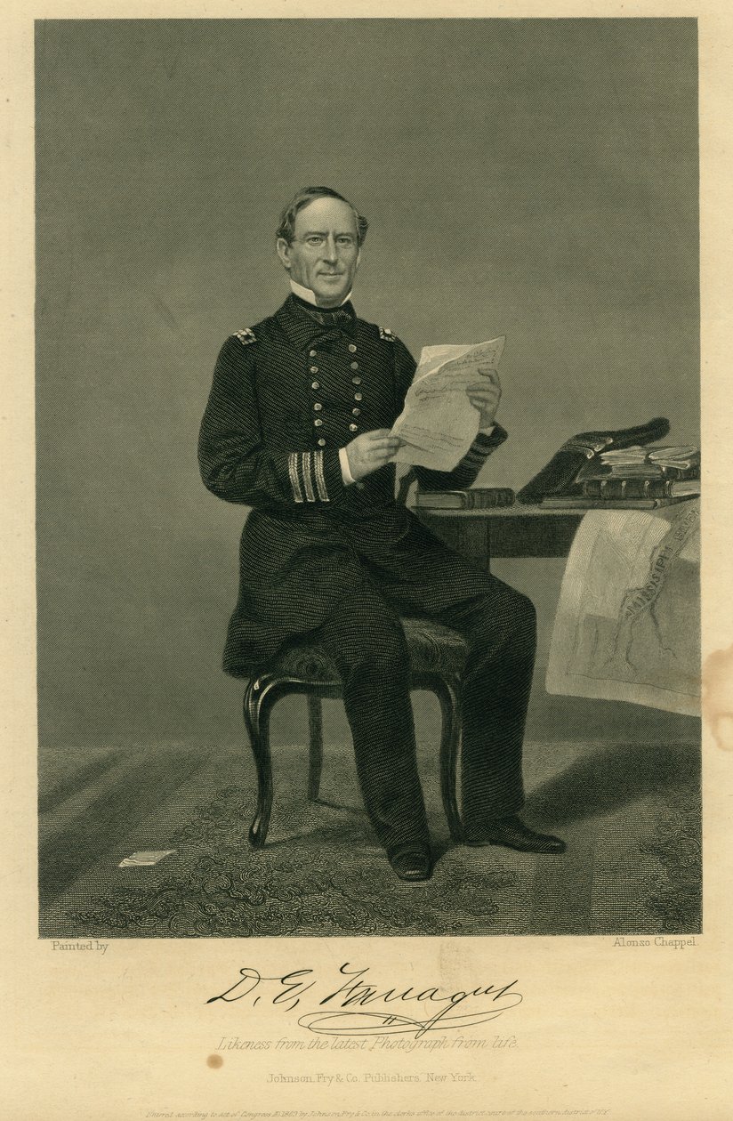 Adm. David Farragut (Union) von Alonzo Chappel