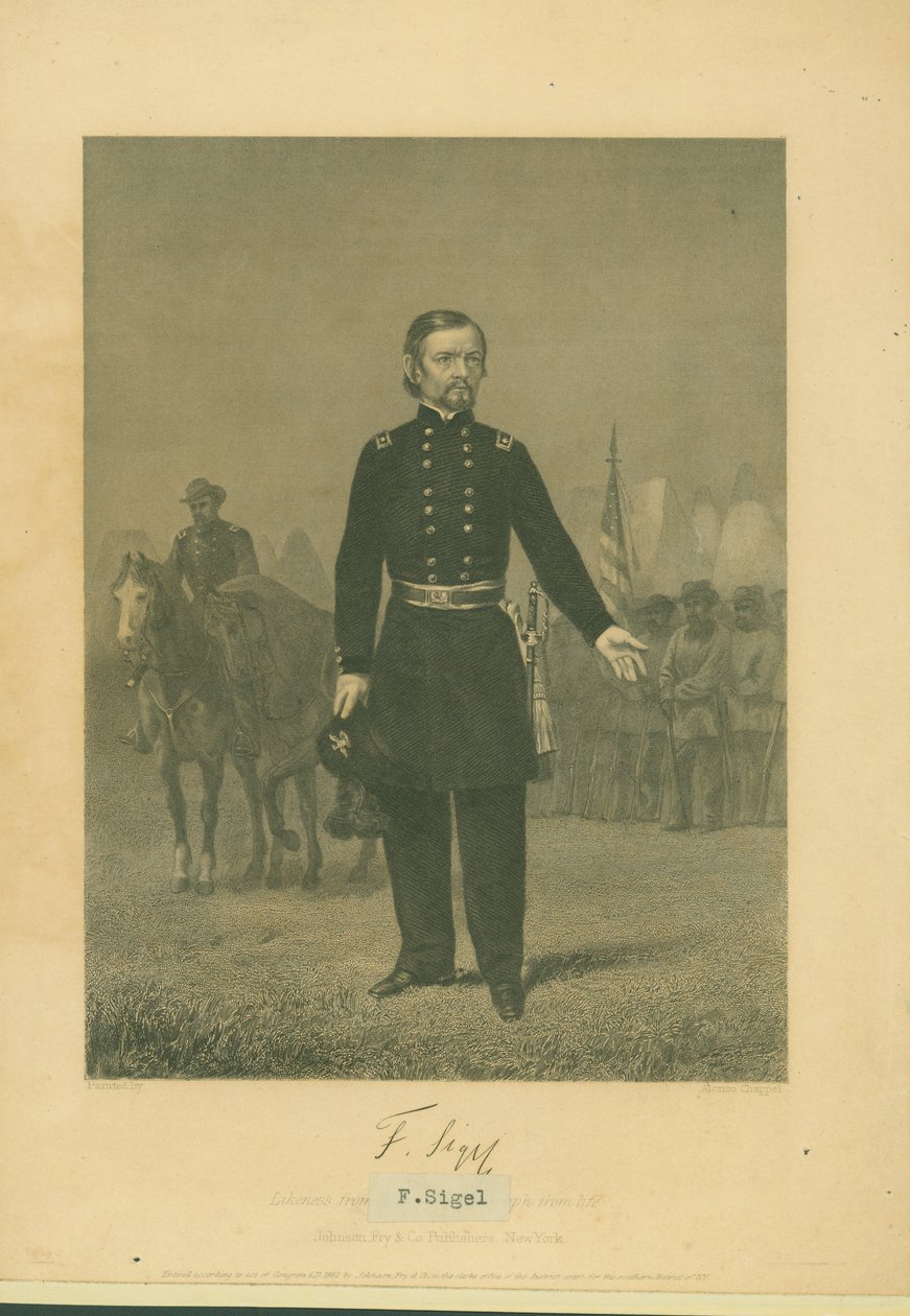 Franz Sigel, General (Union) von Alonzo Chappel