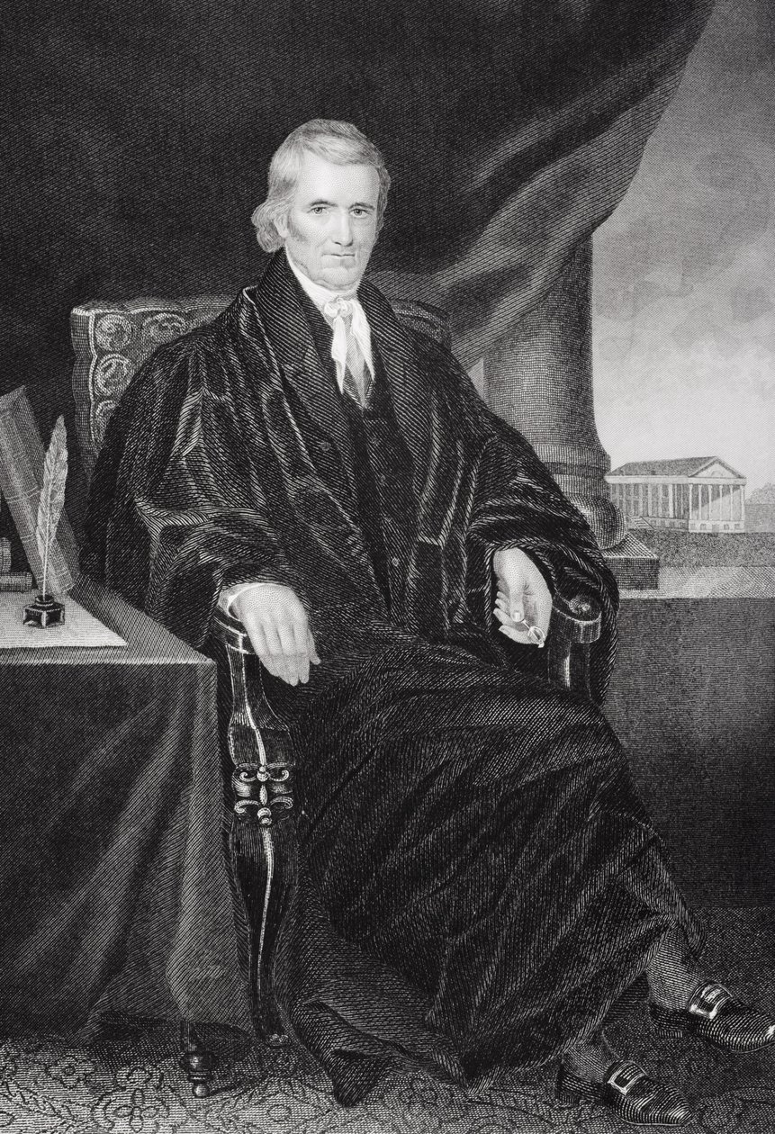 John Marshall (1755-1835) von Alonzo Chappel