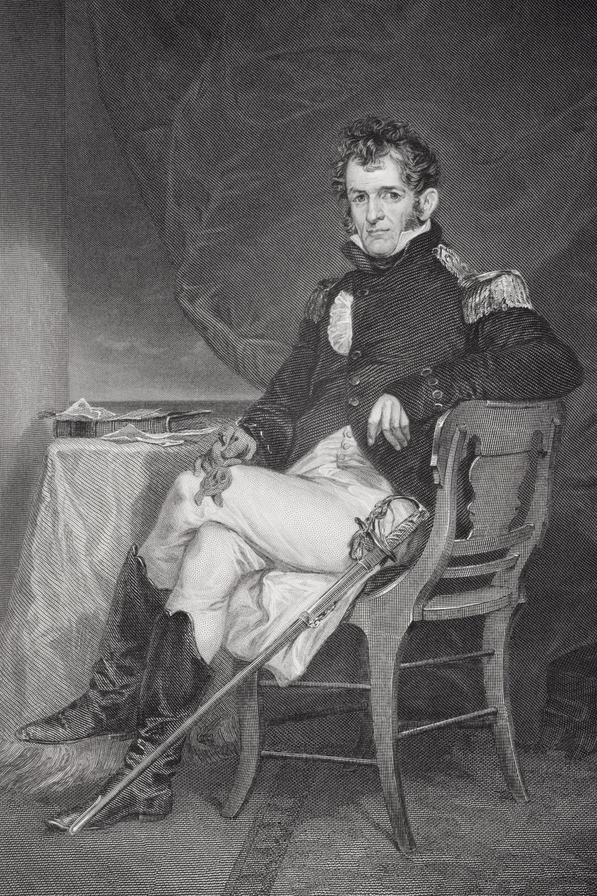 Porträt von David Porter (1780-1843) von Alonzo Chappel