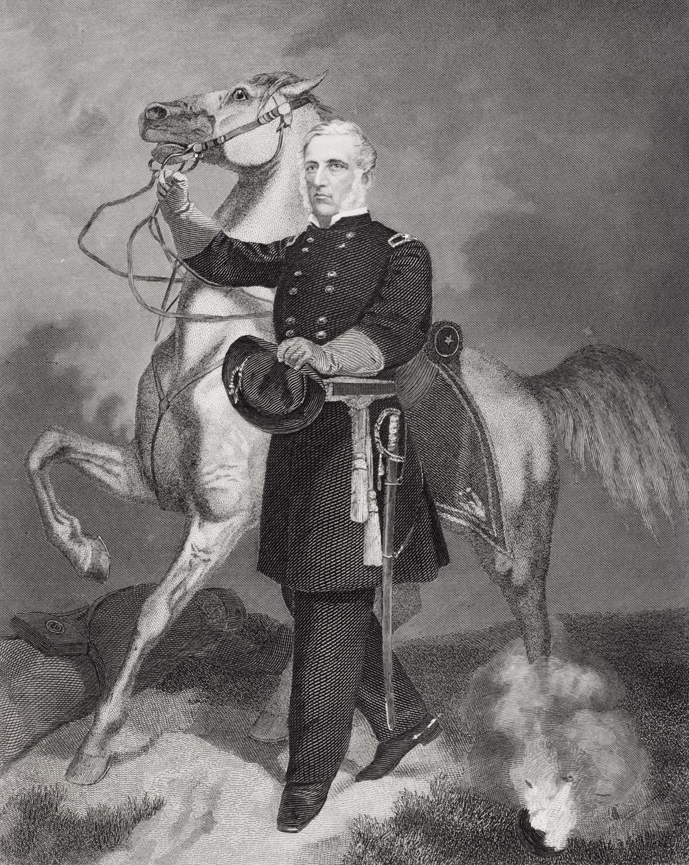 Porträt von General James Samuel Wadsworth (1807-64) von Alonzo Chappel