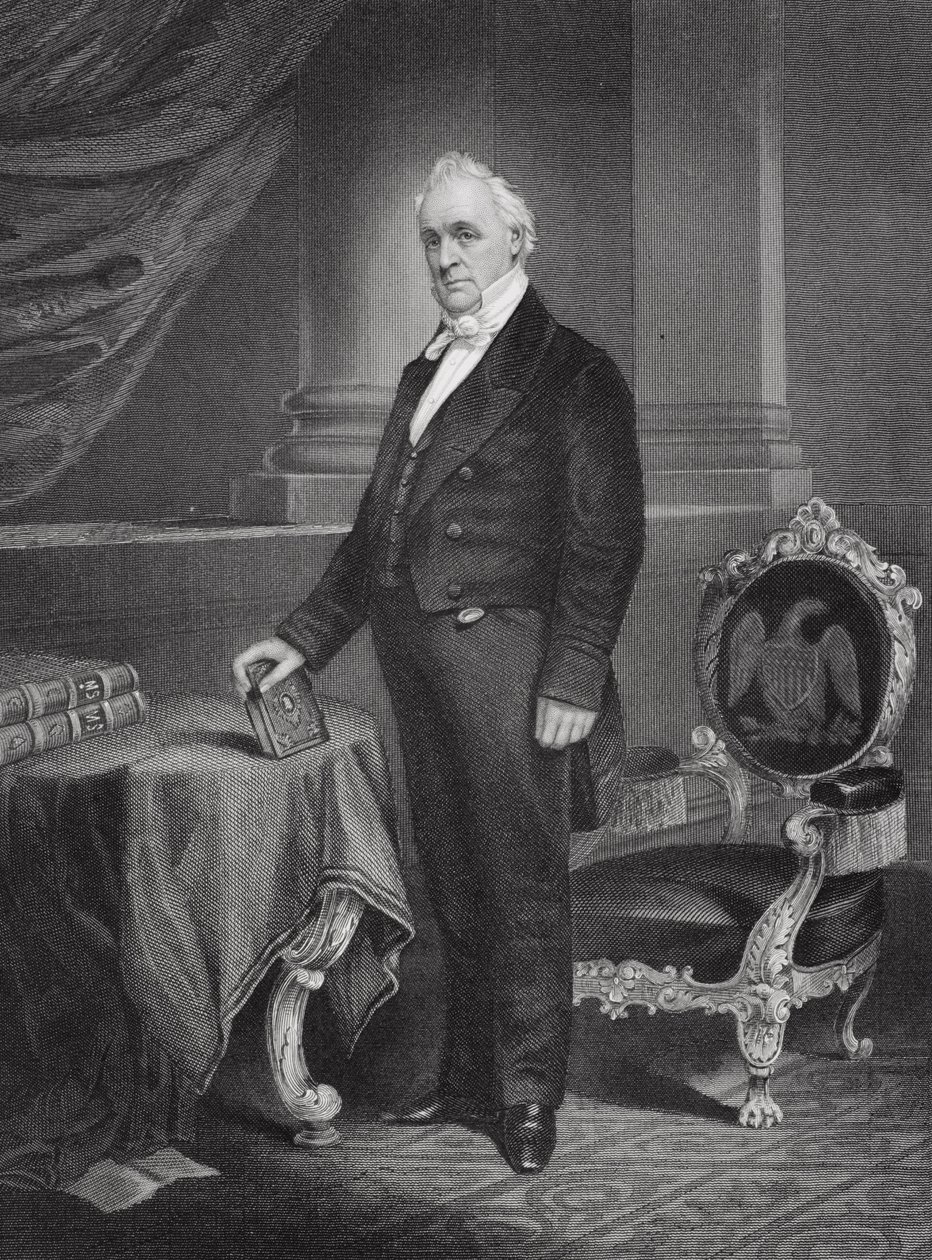 Porträt von James Buchanan (1791-1868) von Alonzo Chappel