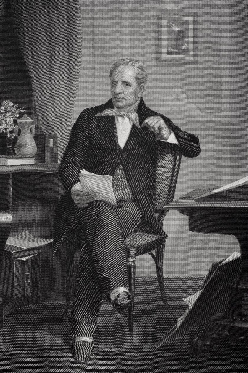 Porträt von James Fenimore Cooper (1759-1851) von Alonzo Chappel