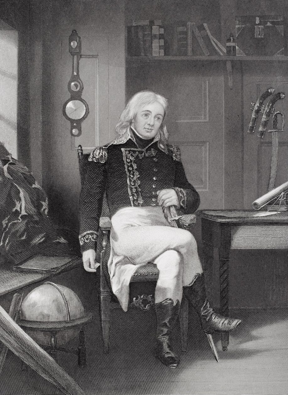 Porträt von Joshua Barney (1759-1818) von Alonzo Chappel