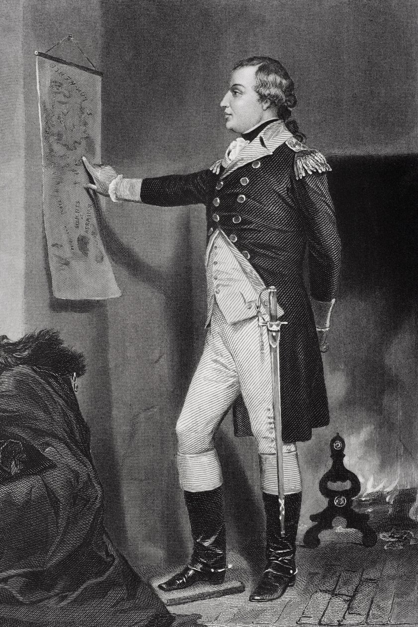 Porträt von Richard Montgomery (1736-75) von Alonzo Chappel