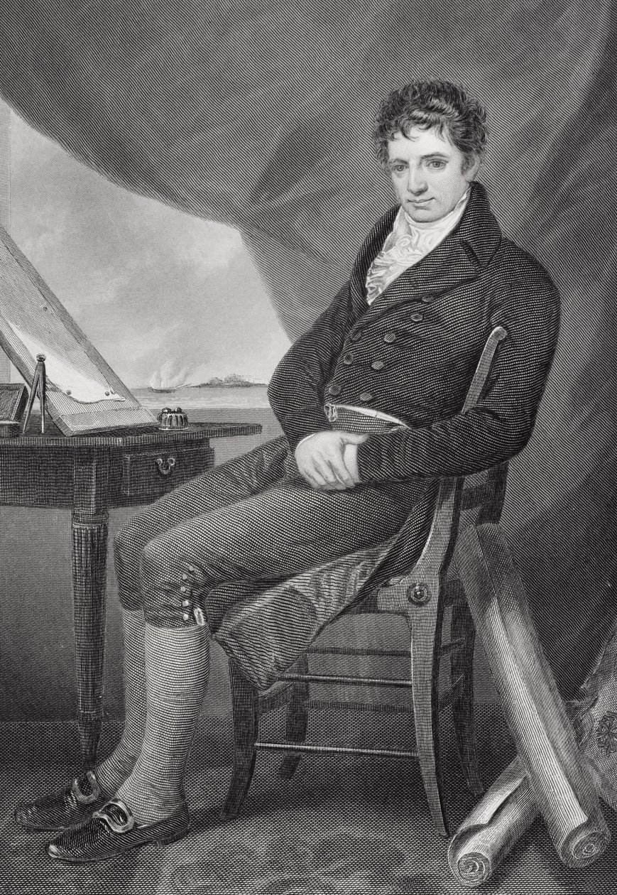 Porträt von Robert Fulton (1765-1815) von Alonzo Chappel