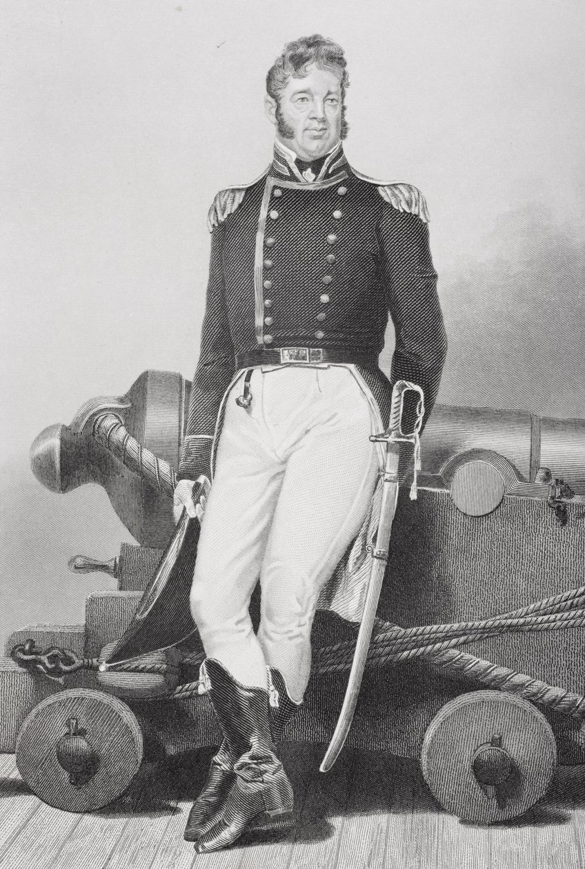 Porträt von William Bainbridge (1774-1833) von Alonzo Chappel