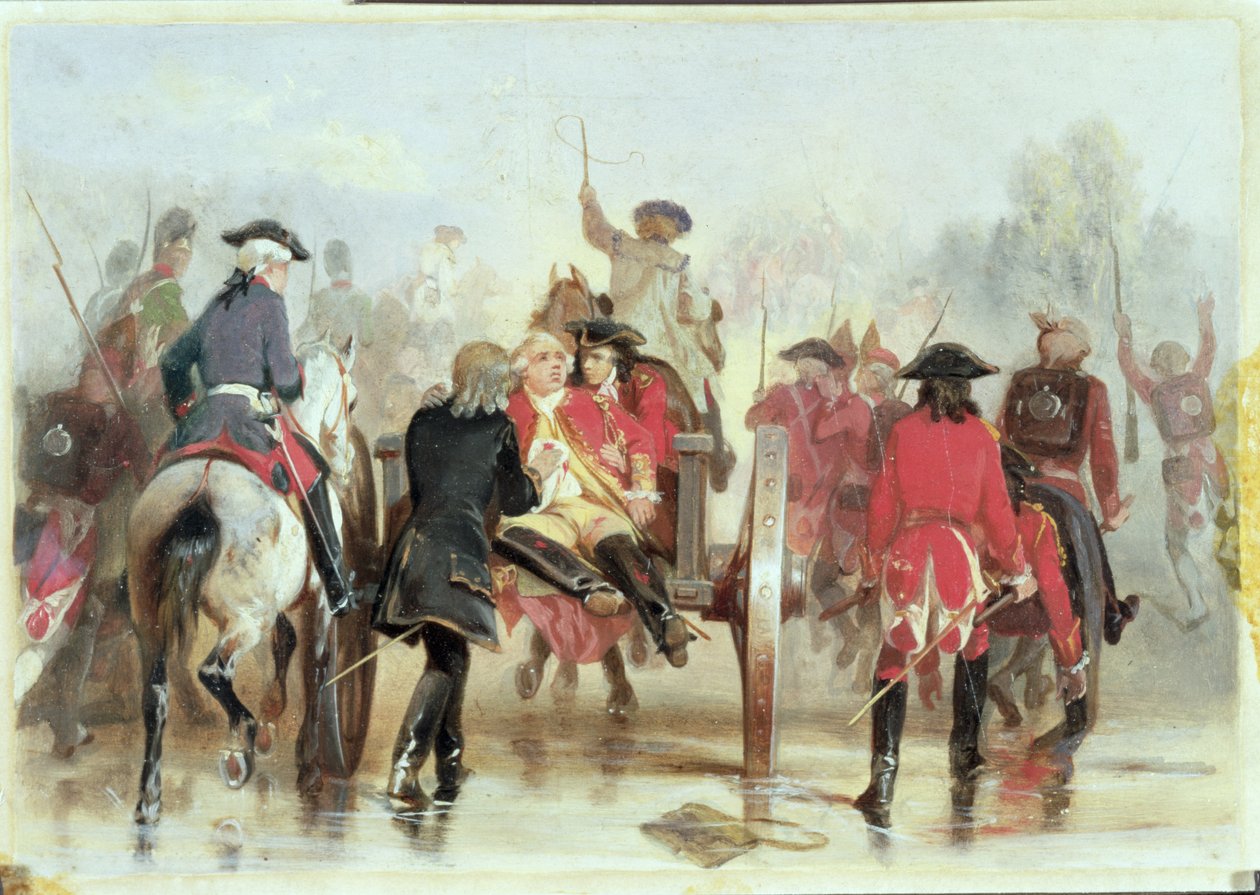 Braddocks Rückzug am 9. Juli 1755, 1865 von Alonzo Chappel