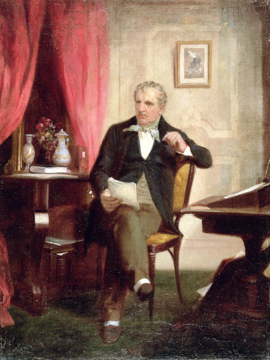 James Fenimore Cooper (1789-1851) (nach der Konservierung) von Alonzo Chappel