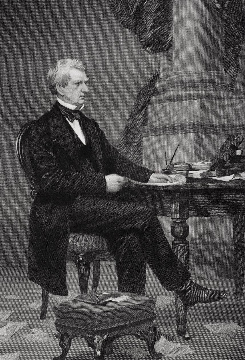Porträt von William Henry Seward (1801-72) von Alonzo Chappel
