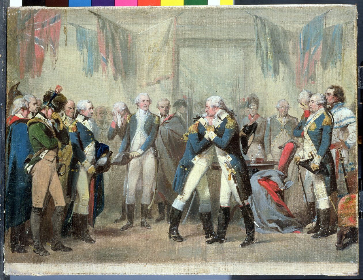 Washingtons Abschied von seinen Offizieren von Alonzo Chappel