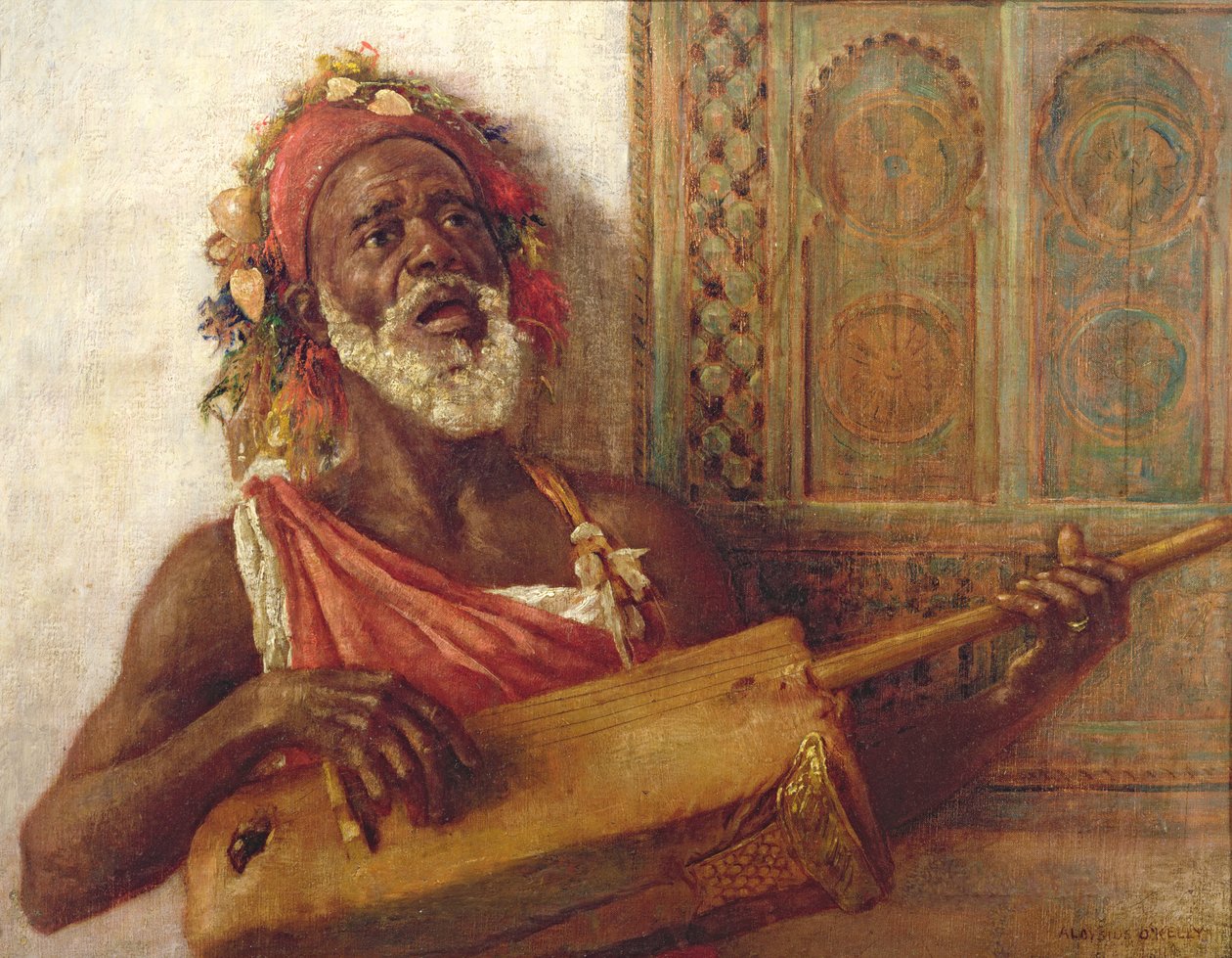 Afrikanischer Musiker von Aloysius C. O