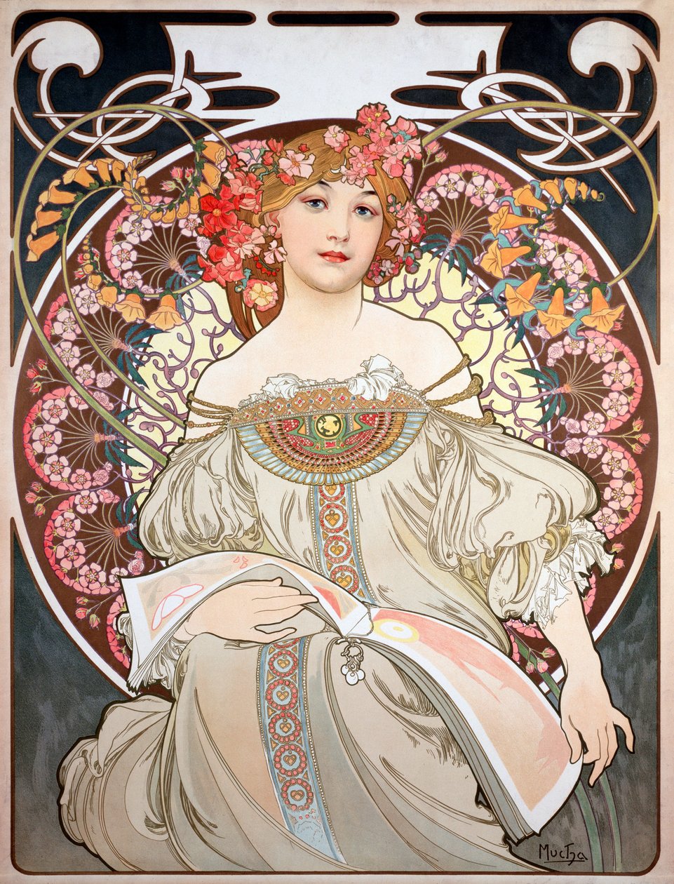 Plakat von Alphonse Mucha von Alphonse Mucha