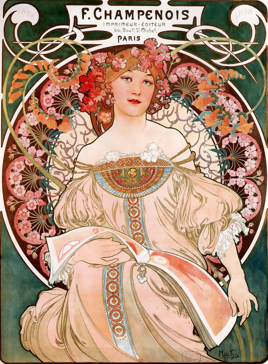 F. Champenois Imprimeur-Editeur von Alphonse Mucha
