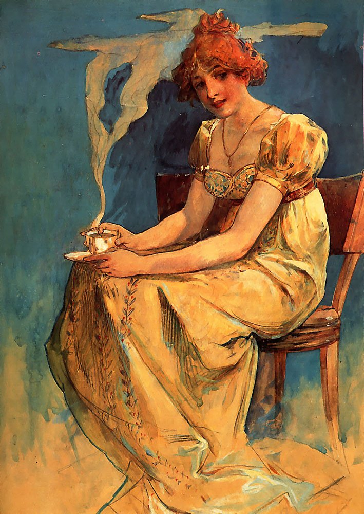 Ohne Titel von Alphonse Mucha