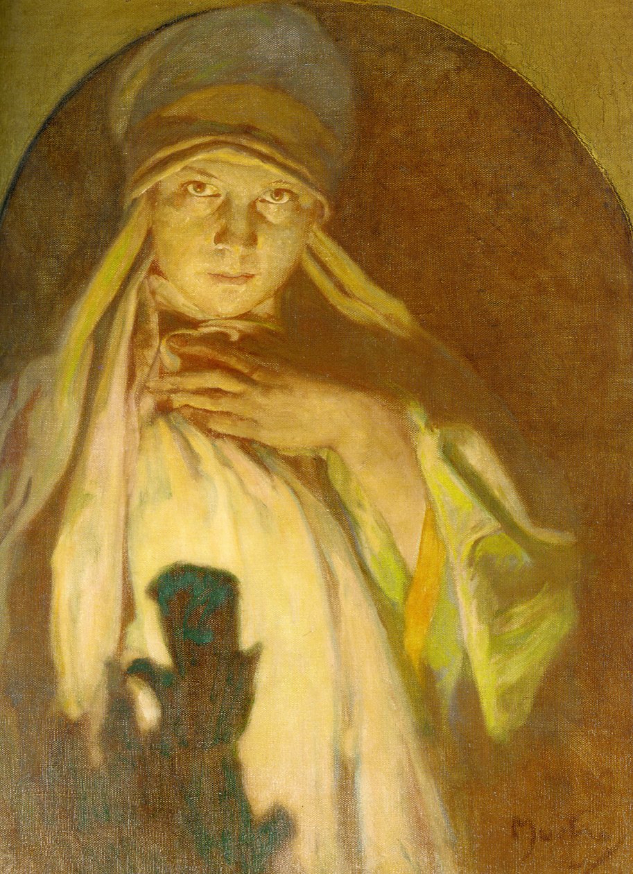Die Zauberin von Alphonse Mucha