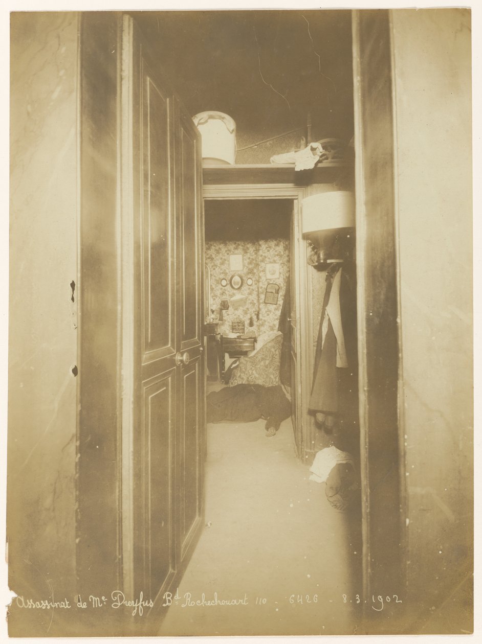 Ermordung von Madame Dreyfus von Alphonse Bertillon