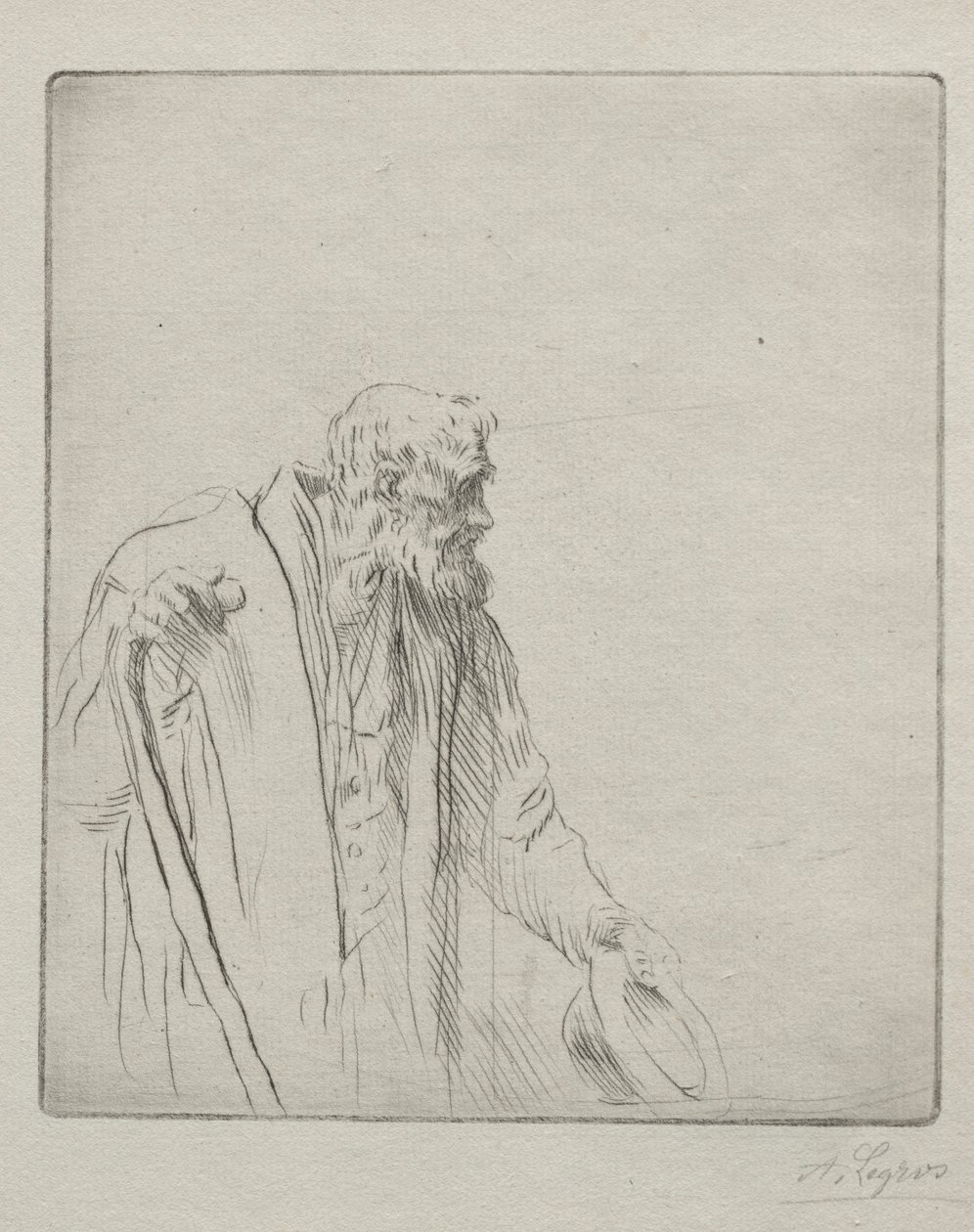 Ein Bettler von Alphonse Legros