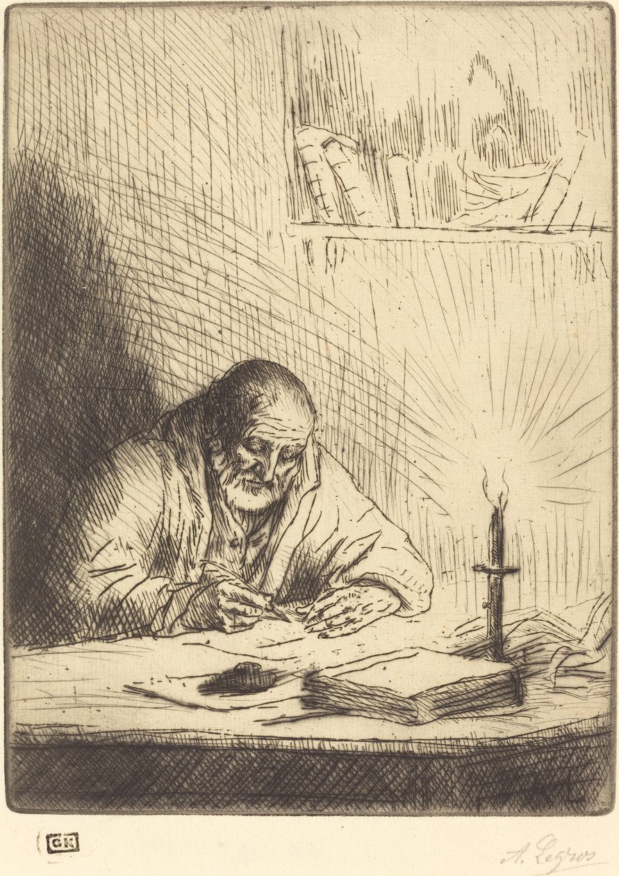 Archäologe von Alphonse Legros