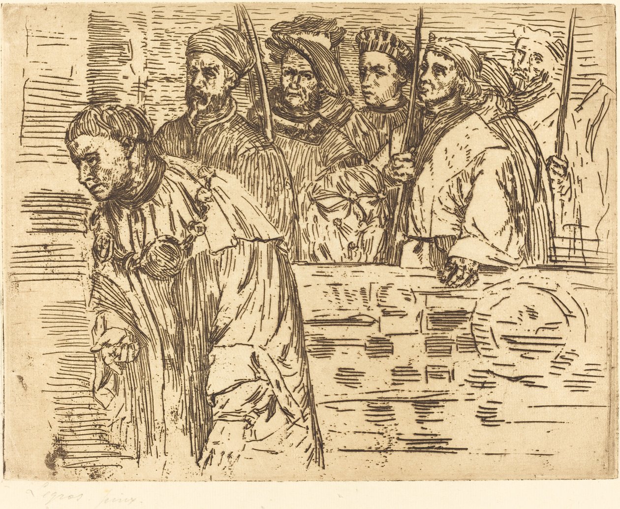 Bogenschützen (Les archers) von Alphonse Legros