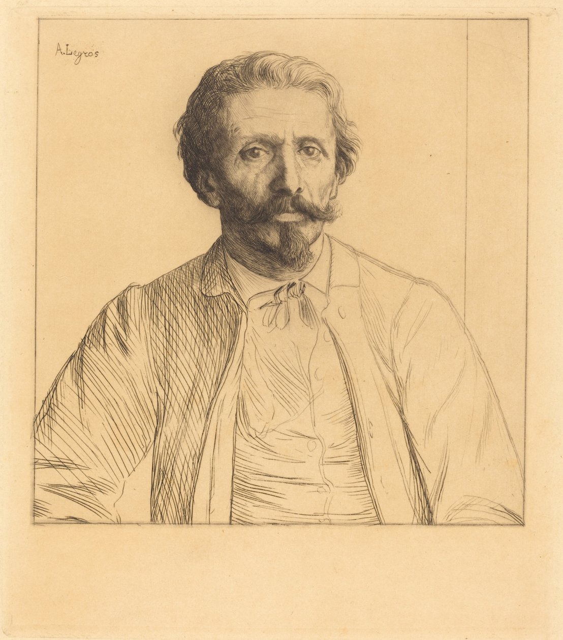 Auguste Delatre von Alphonse Legros