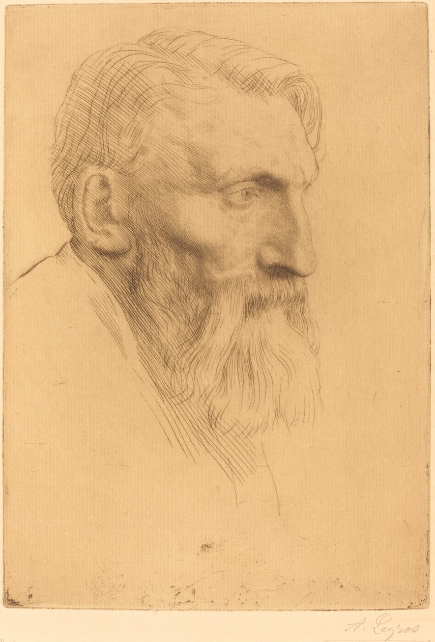 Auguste Rodin von Alphonse Legros