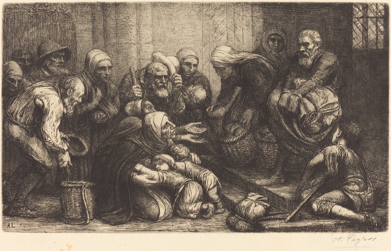 Bettler von Brüssel von Alphonse Legros