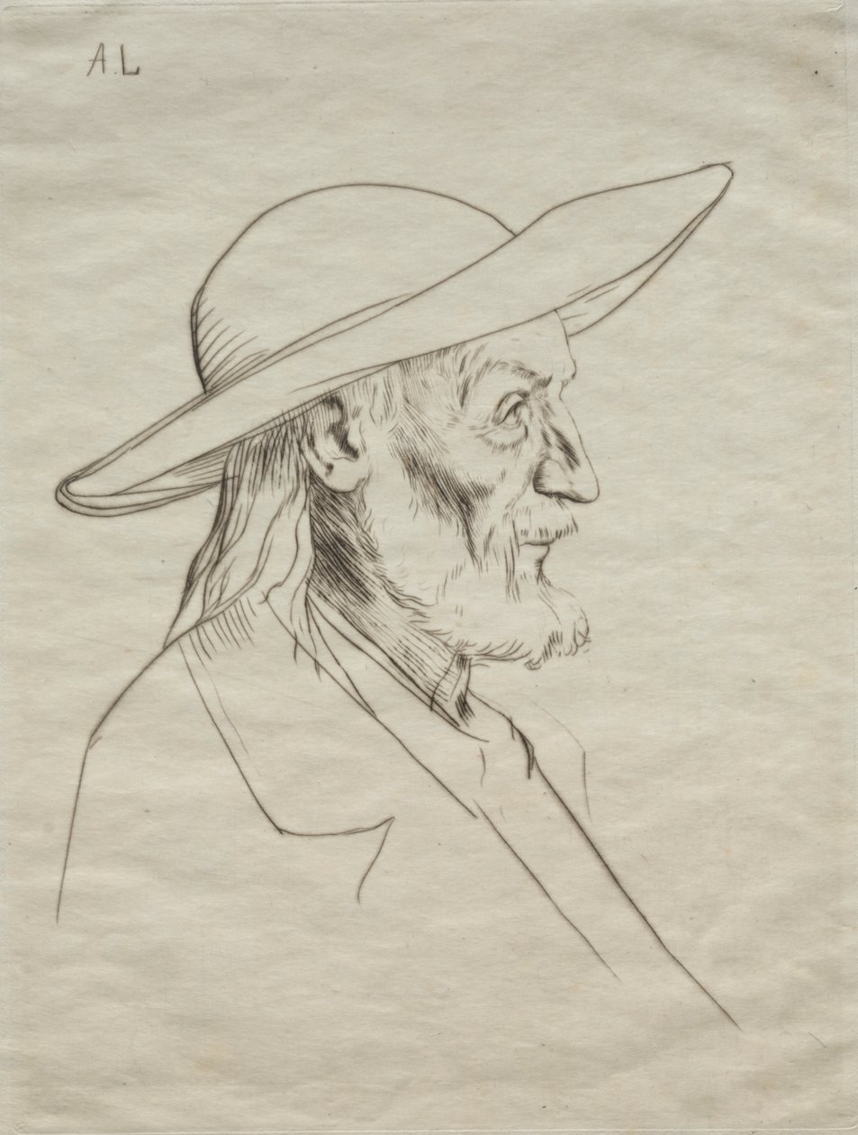 Bretonischer Bauer von Alphonse Legros